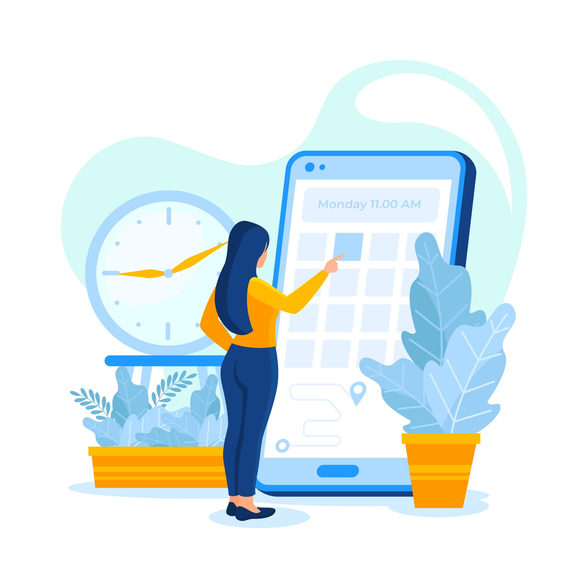 smart home tidsplan